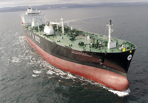 Six large ultrasonic transmitters installed on the large gas carrier of the Kuwait Oil Tanker Company (KOTC).